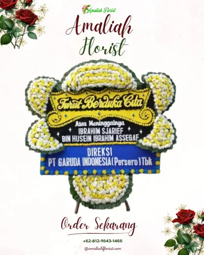 Papan Bunga Duka di Kelayan Selatan