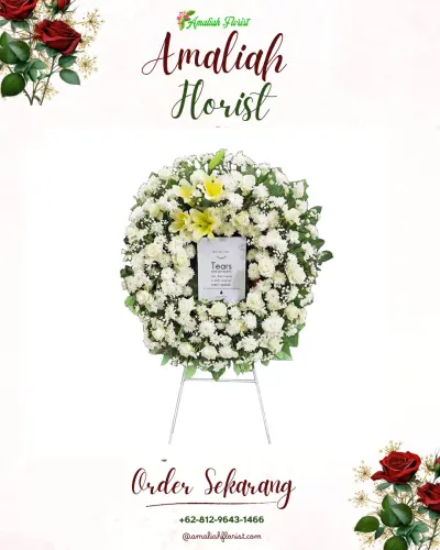 Krans Bunga Duka Cita di Kelayan Selatan